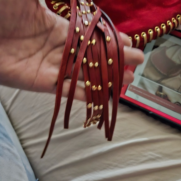 Michael Kors red suede leather purse! - Picture 13 of 15